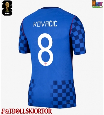 Kroatien Mateo Kovacic #8 Bortatröja VM 2026 Kortärmad